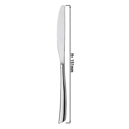 (12 Cái) Dao Tráng Miệng - GGM Gastro Stella - Thép Không Gỉ 13/0 - 151mm