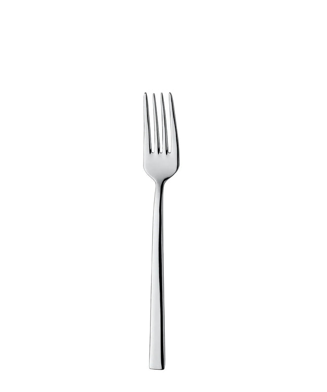 (12 Cái) Nĩa Tráng Miệng - GGM Gastro Giancarlo - Thép Không Gỉ 18/10 - 164mm - Bóng Gương