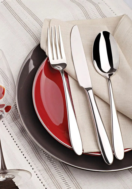 (12 Cái) Nĩa Tráng Miệng - GGM Gastro Leandro - Thép Không Gỉ 18/10 - 161mm