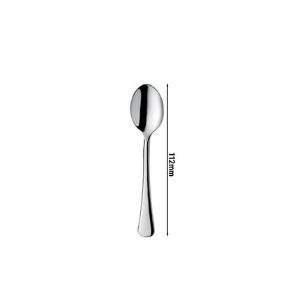 (12 Cái) Thìa Cà Phê PREMIUM - GGM Gastro Mila - Thép Không Gỉ 18/10 - 112mm - Bóng Gương