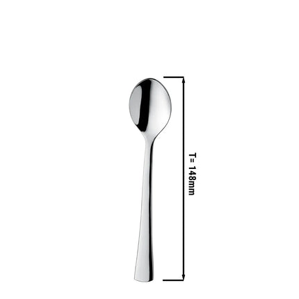 (12 Cái) Thìa Tráng Miệng - GGM Gastro Alessandra - Thép Không Gỉ 18/10 - 147mm