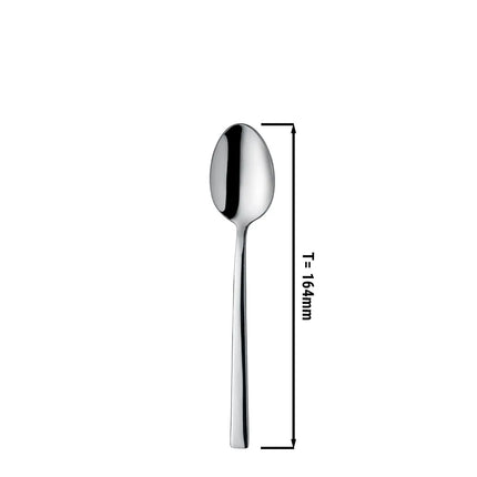 (12 Cái) Thìa Tráng Miệng - GGM Gastro Giancarlo - Thép Không Gỉ 18/10 - 164mm - Bóng Gương