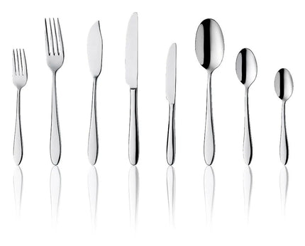 (12 Cái) Thìa Tráng Miệng - GGM Gastro Leandro - Thép Không Gỉ 18/10 - 160mm - Bóng Gương