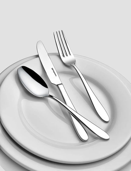 (12 Cái) Thìa Tráng Miệng - GGM Gastro Leandro - Thép Không Gỉ 18/10 - 160mm - Bóng Gương