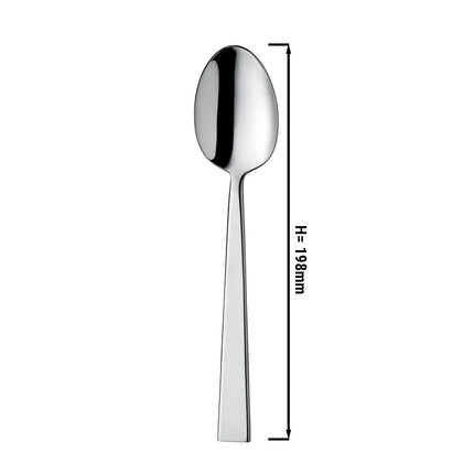 (12 Cái) Thìa Tráng Miệng - GGM Gastro Luca - Thép Không Gỉ 18/10 - 198mm
