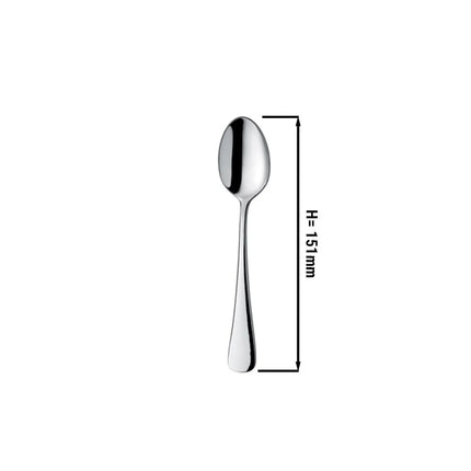 (12 Cái) Thìa Tráng Miệng - GGM Gastro Mila - Thép Không Gỉ 18/10 - 151mm