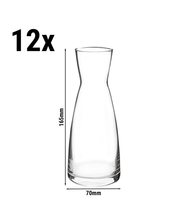 (12 pcs) Bormioli Rocco | Glass Carafe - GGM Gastro VILLAGE - 250ml