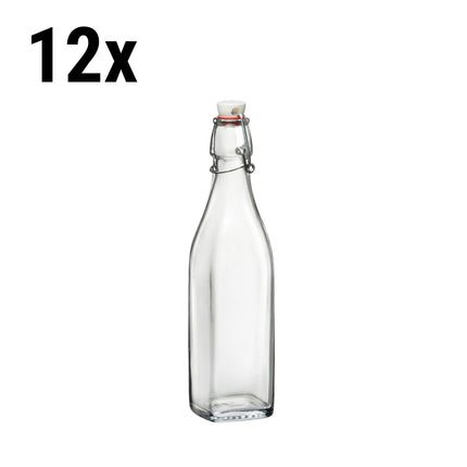 (12 pcs) Bormioli Rocco | Glass GGM Gastro Swing Top Bottle - Swing - 250ml