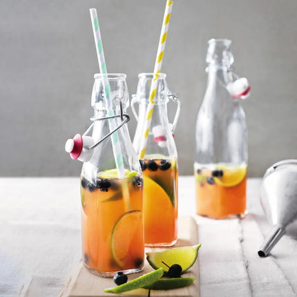 (12 pcs) Bormioli Rocco | Glass GGM Gastro Swing Top Bottle - Swing - 250ml