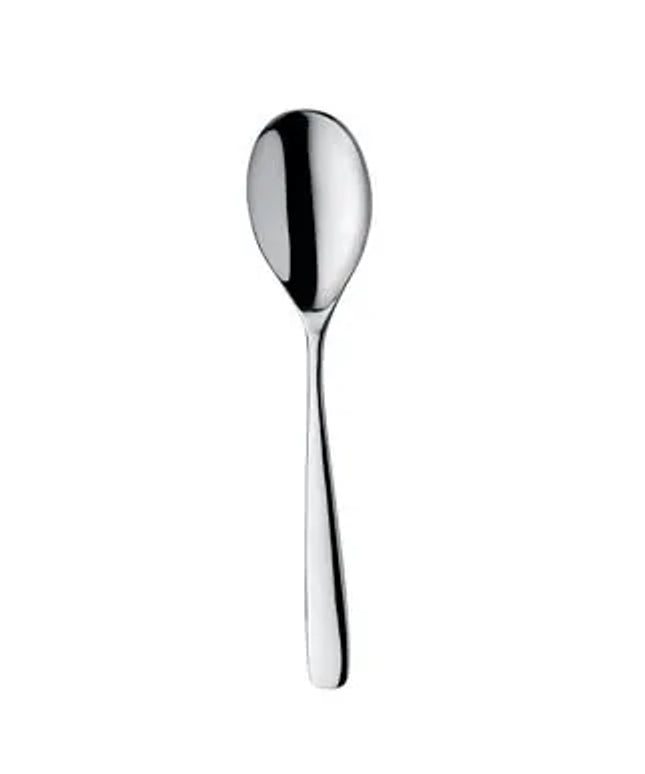 (12 pcs) Dessert spoon GGM Gastro Aleria - 18/10 stainless steel - 207mm - Mirror
