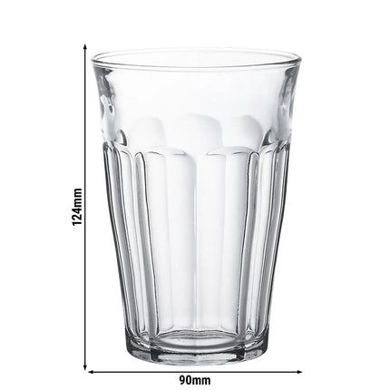 (12 pcs) Duralex | Hi Ball Glass - GGM Gastro PICARDIE - 360 ml - Clear