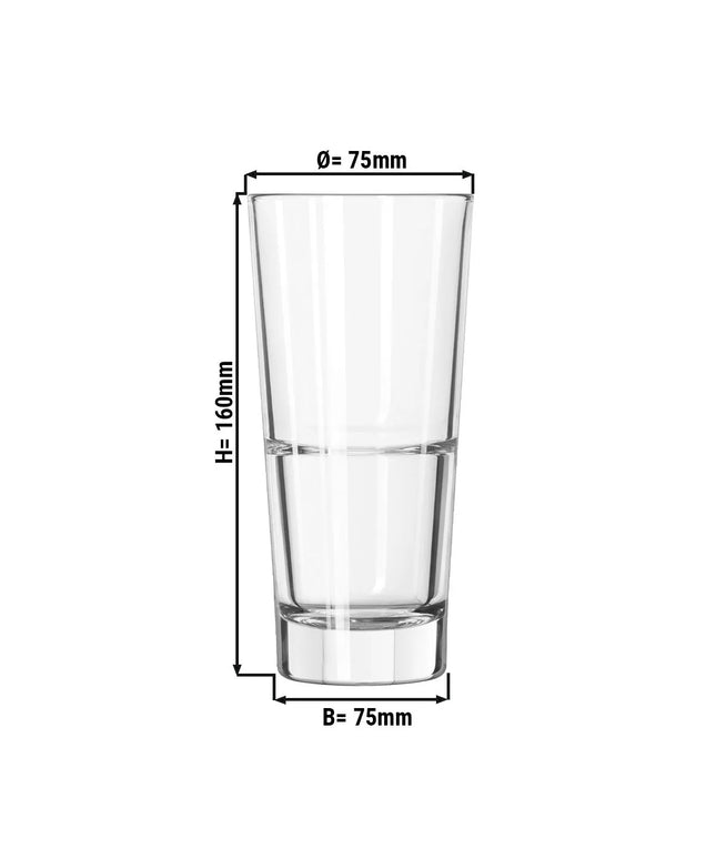 (12 pcs) Hi Ball Glass - GGM Gastro GILDE - 355 ml - Clear
