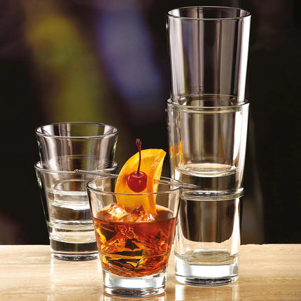 (12 pcs) Hi Ball Glass - GGM Gastro GILDE - 355 ml - Clear