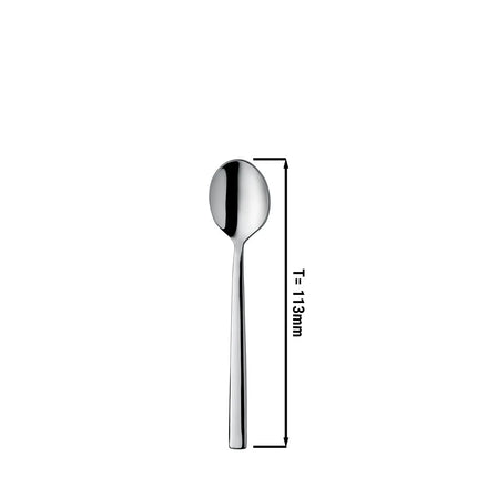 (12 pcs) Teaspoon - GGM Gastro Giancarlo - 18/10 stainless steel - 113mm - Mirror