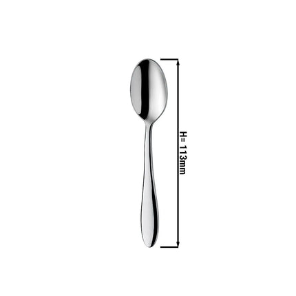 (12 pcs) Teaspoon PREMIUM - GGM Gastro Leandro - 18/10 stainless steel - 113mm