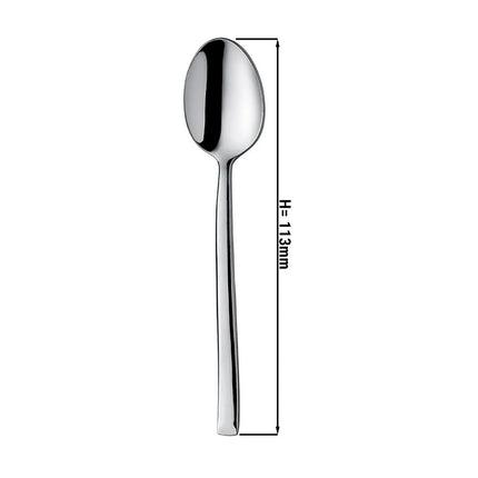 (12 pcs) Teaspoon PREMIUM - GGM Gastro Stella - 18/10 stainless steel - 113mm - Mirror