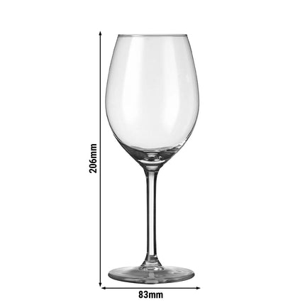 (12 pcs) Wine glass - GGM Gastro ESPRIT - 410 ml - Clear