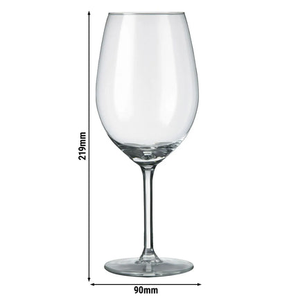 (12 pcs) Wine glass - GGM Gastro ESPRIT - 530 ml - Clear