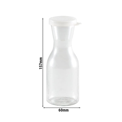 (12 pieces) CAMBRO | Camliter Beverage Carafe – 250 ml – With Lid – CAMWEAR® Polycarbonate