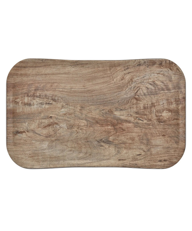 (12 pieces) CAMBRO | CENTURY™ Fibreglass Serving Tray – GN 1/1 530×325 mm – Light Olive Wood Effect