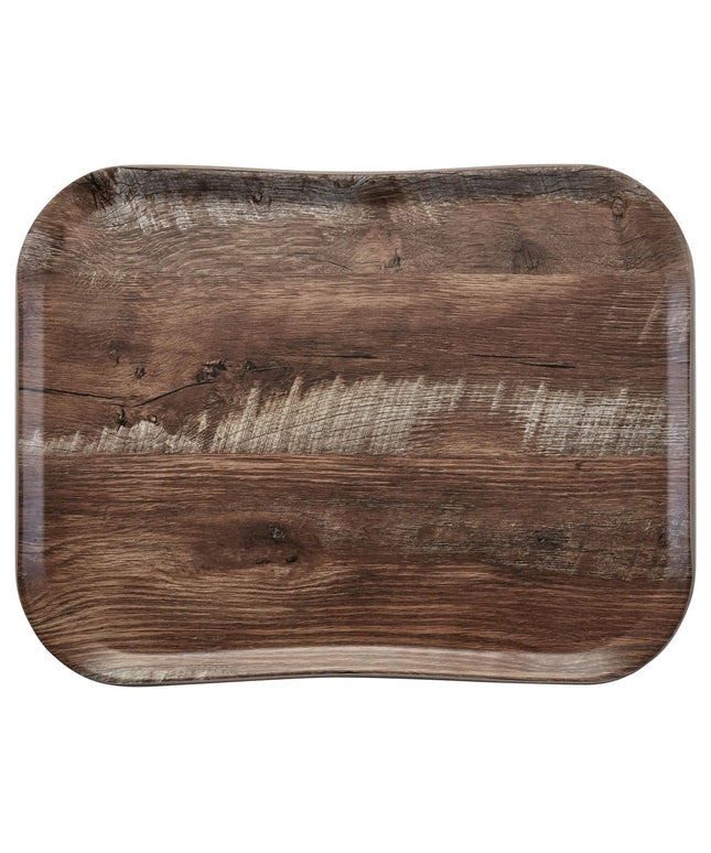 (12 pieces) CAMBRO | CENTURY™ Fibreglass Serving Tray – GN 1/2 325×265 mm – Light Olive Wood Effect