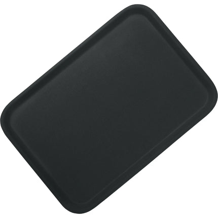 (12 pieces) CAMBRO | KORFU - Laminated tray - rectangular - 360x460mm - with non-slip rubber surface - black on grey