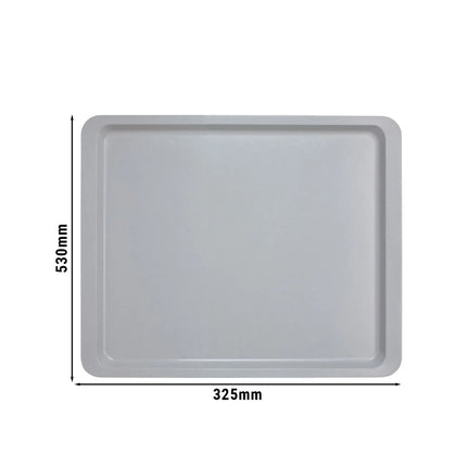 (12 pieces) CAMBRO | Polyester Lite Tray GN 1/2 – Light Grey – 325×265 mm – Dishwasher Safe