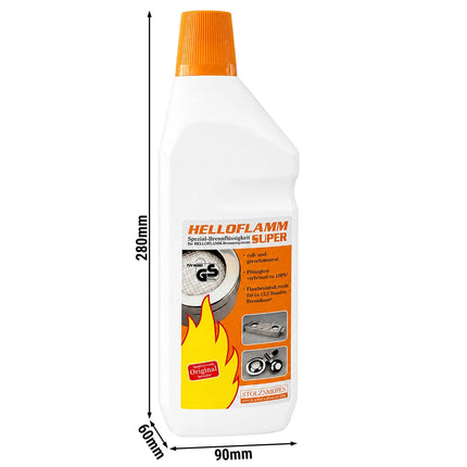 (12 pieces) Helloflamm | Special burning liquid - for safety can H00100