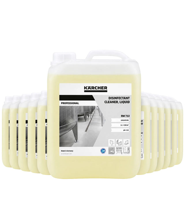(12 pieces) Kärcher disinfectant cleaner RM 732 - liquid - 5 liters