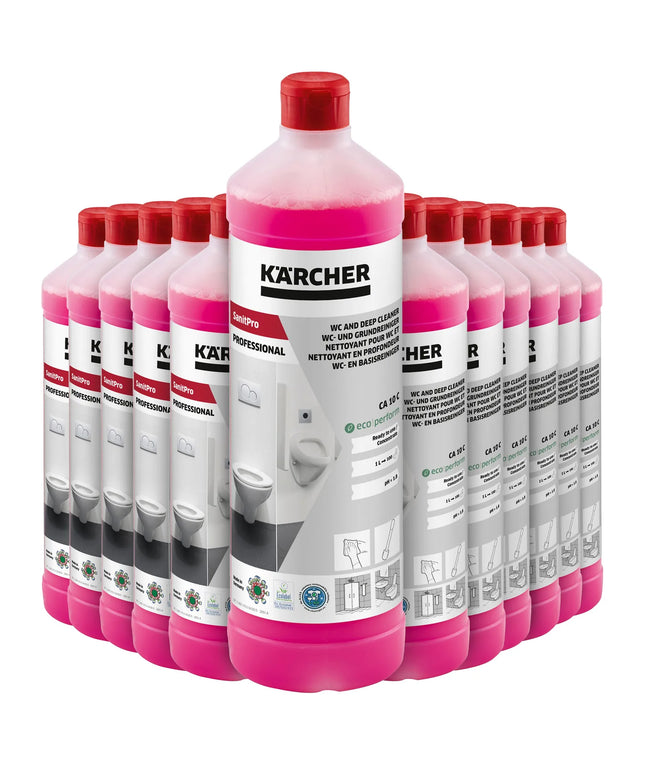 (12 pieces) Kärcher | SanitPro WC and basic cleaner CA 10 C eco!perform - 1 liter
