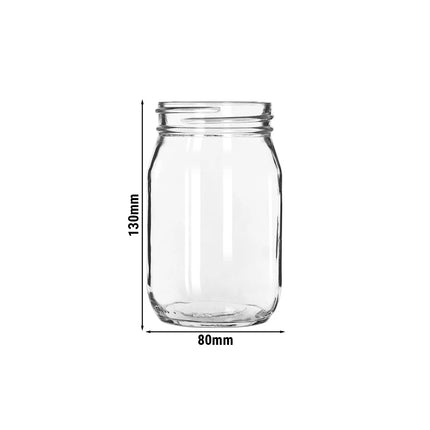 (12 pieces) LIBBEY | DRINKING JARS - Drinking cup - 473ml