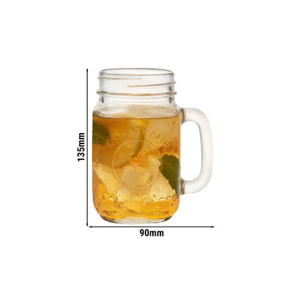 (12 pieces) LIBBEY | DRINKING JARS - Drinking cup - 488ml