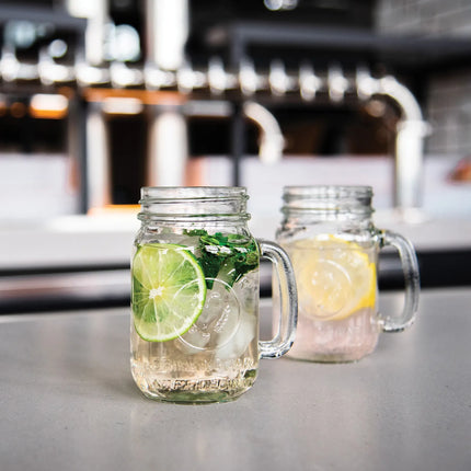 (12 pieces) LIBBEY | DRINKING JARS - Drinking cup - 488ml