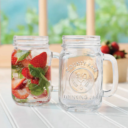 (12 pieces) LIBBEY | DRINKING JARS - Drinking cup - 488ml