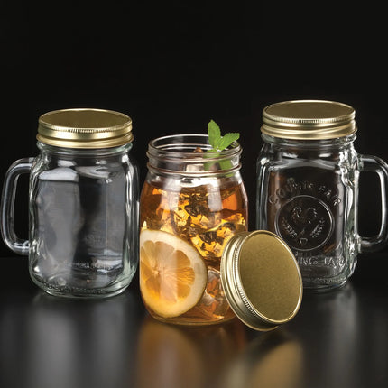 (12 pieces) LIBBEY | DRINKING JARS - Drinking cup - 488ml