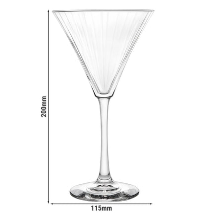 (12 pieces) LIBBEY | LINEAR - martini glass - 281ml
