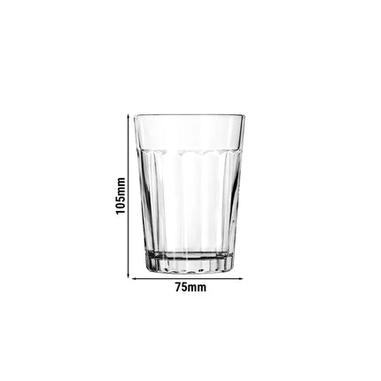 (12 pieces) LIBBEY | PANELED TUMBLERS - Juice glass - 251ml