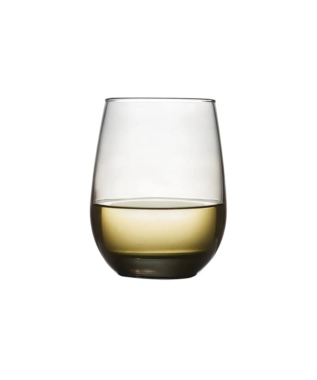 (12 pieces) LIBBEY | STEMLESS - Wine glass - 451ml - Gray