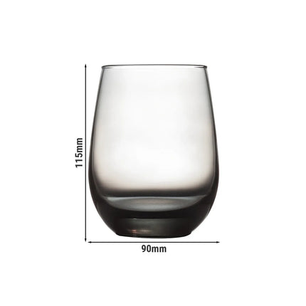 (12 pieces) LIBBEY | STEMLESS - Wine glass - 451ml - Gray