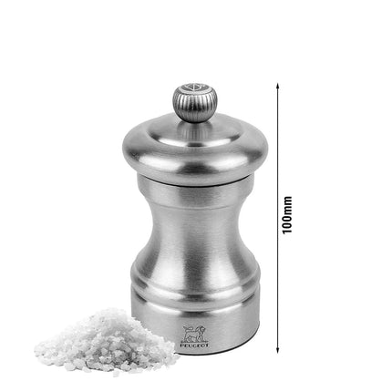 (12 pieces) PEUGEOT | Bistro Chef Salt Mill – Clear body - Steel mechanism - Not for sea salt