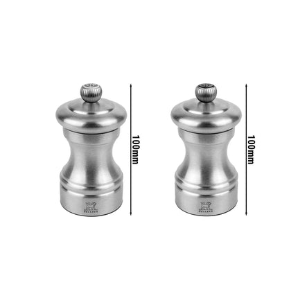 (12 pieces) PEUGEOT | Bistro Chef Salt & Pepper Mills – 6×salt + 6×pepper - CE - No sea salt