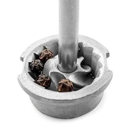 (12 pieces) PEUGEOT | NANCY Salt & Pepper Mill Set – Acrylic - 18 cm - Steel Salt & 2-Stage SS Pepper