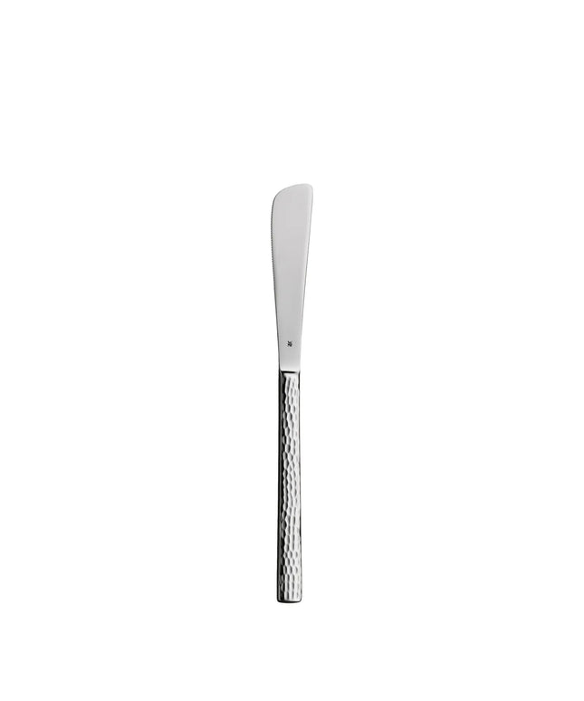(12 pieces) WMF | inMotion Table Knife – 180 mm - Cromargan 18/10 stainless steel - hammered finish