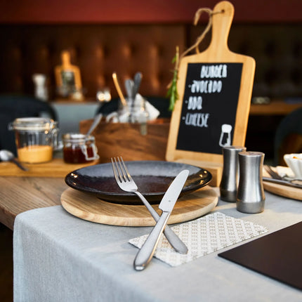 (12 pieces) WMF | Sara - stonewashed Menu Fork – 202 mm - stonewashed - 18/10 stainless steel