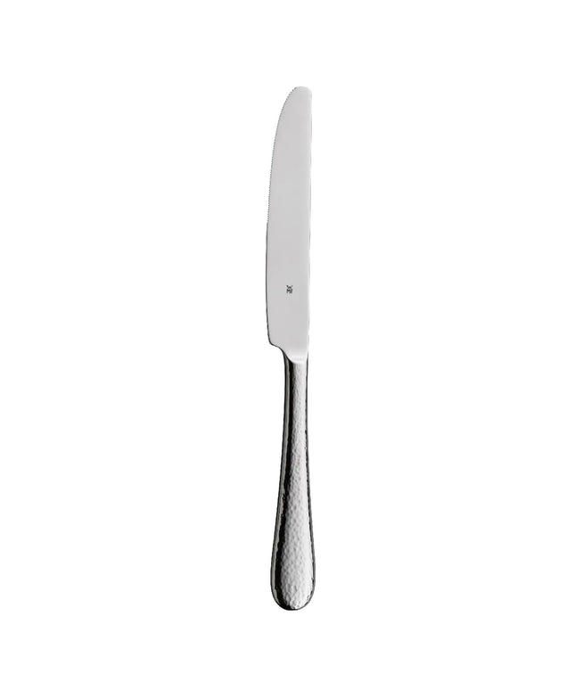 (12 pieces) WMF | Sitello Table Knife – 18/10 Stainless Steel - Polished - Hammered Finish
