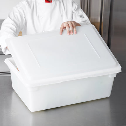 Nắp hộp đựng thực phẩm nhựa polyethylene Rubbermaid FG350200WHT 66 x 46 cm màu trắng