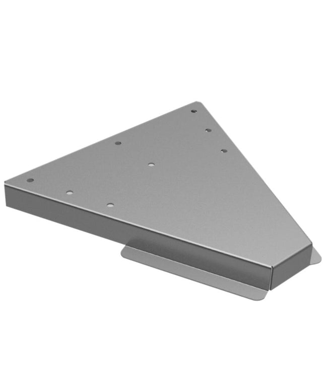 Ray hứng nước quầy bar góc trong 45 độ thép không gỉ Advance Tabco DRKC-45-IC