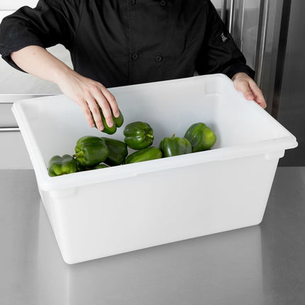 Hộp đựng thực phẩm màu trắng Rubbermaid® FG352800WHT 66 x 45,7 x 30,5 cm