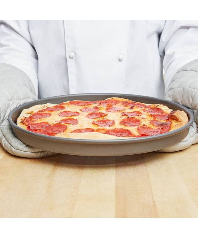Khay pizza nhôm anod cứng American Metalcraft HC4012 30 x 2,5 cm thành thẳng