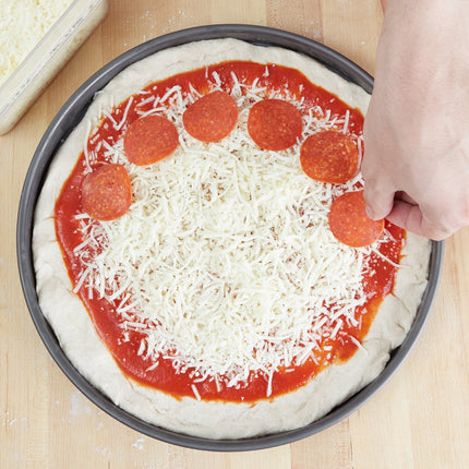 Khay pizza nhôm anod cứng American Metalcraft HC4012 30 x 2,5 cm thành thẳng